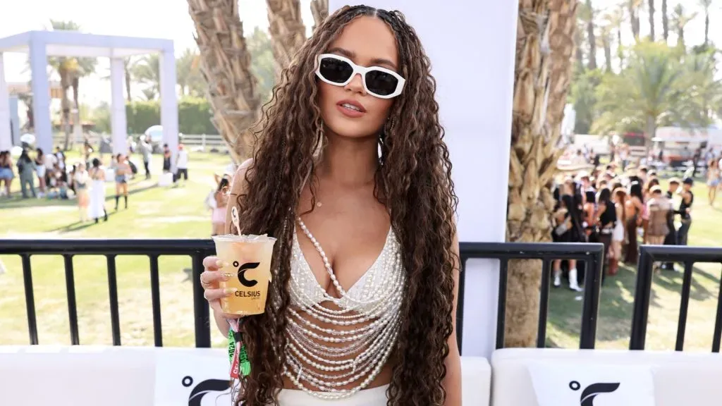 Madison Pettis attends CELSIUS Cosmic Desert Event at Coachella on April 12, 2024. (Source: Anna Webber/Getty Images for CELSIUS Energy)
