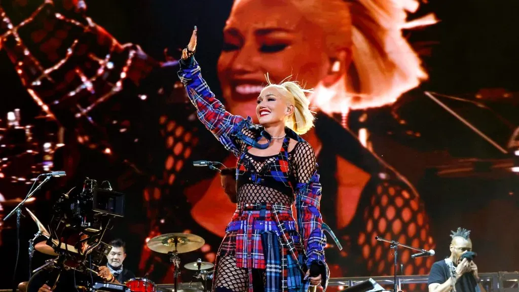 Gwen Stefani of No Doubt performs at the Coachella Stage during the 2024 Coachella Valley Music and Arts Festival at Empire Polo Club on April 20, 2024 in Indio, California. (Source: Frazer Harrison/Getty Images for Coachella)
