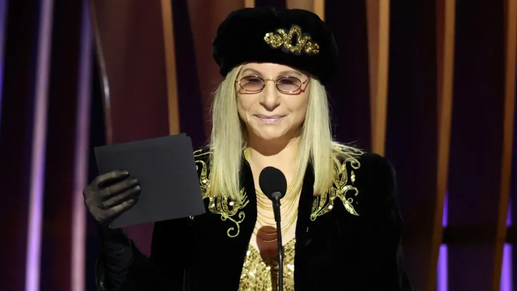 Barbra Streisand accepts the SAG Lifetime Achievement Award onstage during the 30th Annual Screen Actors Guild Awards in 2024. (Source: Matt Winkelmeyer/Getty Images)