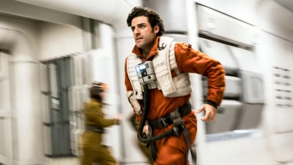 Oscar Isaac in The Last Jedi. (Source: IMDb)