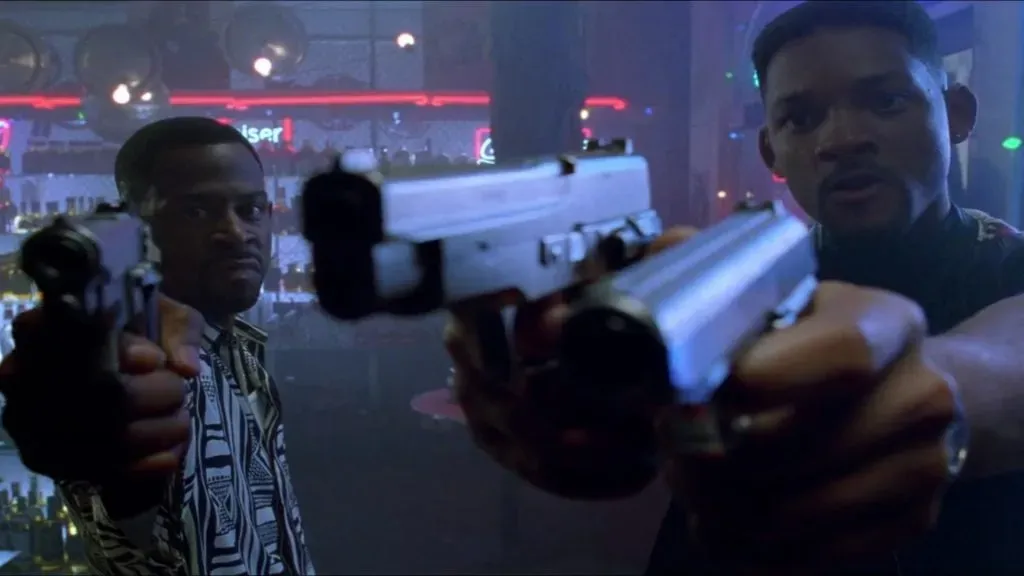 Martin Lawrence and Will Smith in “Bad Boys”. (Source: IMDb)