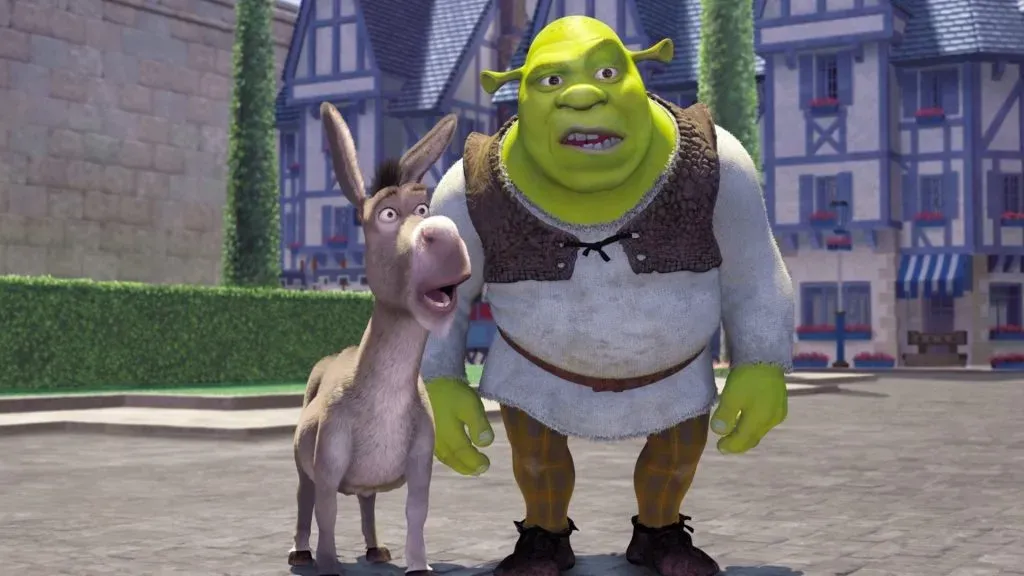Mike Myers and Eddie Murphy in Shrek. (Source: IMDb)