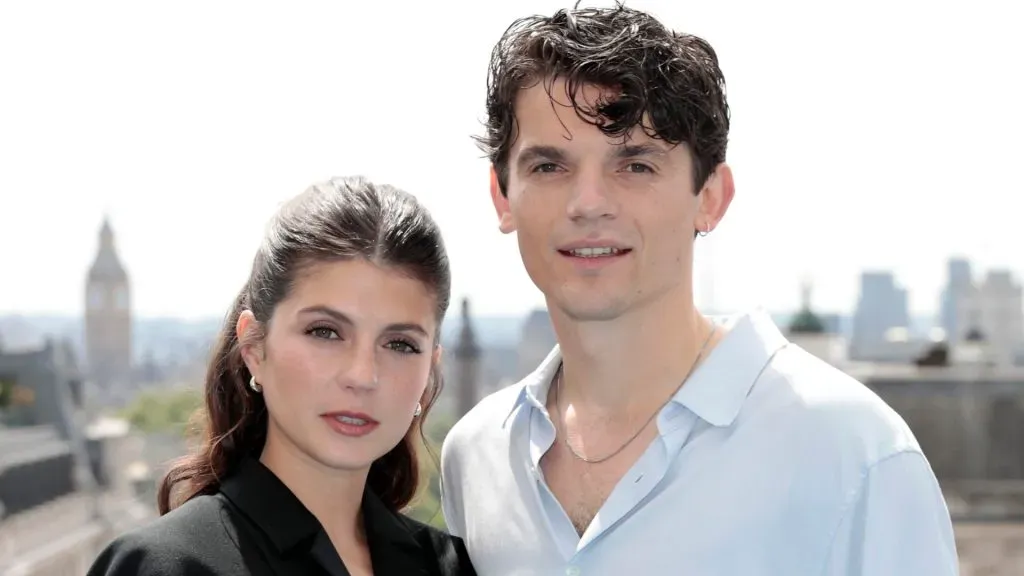 Emily Bader and Edward Bluemel attend the My Lady Jane Photocall at Hotel Cafe Royal on June 18, 2024 in London, England. (Source: John Phillips/Getty Images)