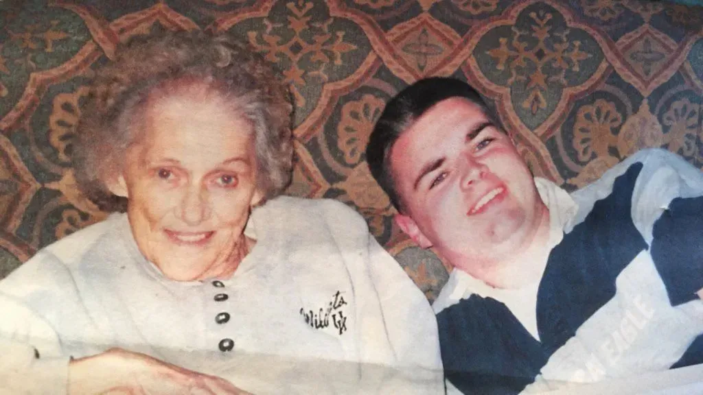 Real photo of J.D and JD’s grandmother. (Source: @ploughmansfolly)