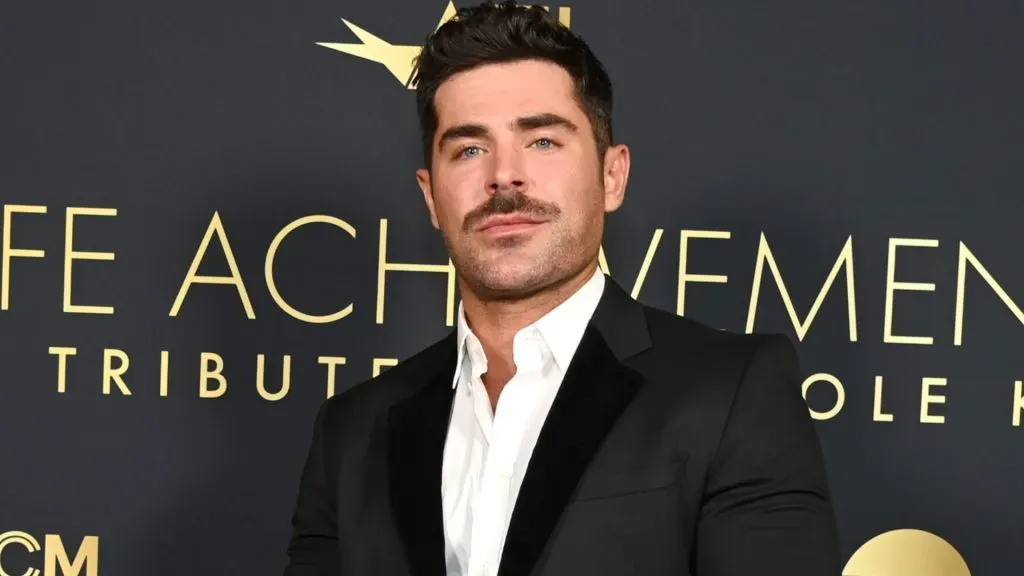 Zac Efron attends the 49th AFI Life Achievement Award: A Tribute To Nicole Kidman at Dolby Theatre on April 27, 2024. (Source: Jon Kopaloff/Getty Images for AFI)