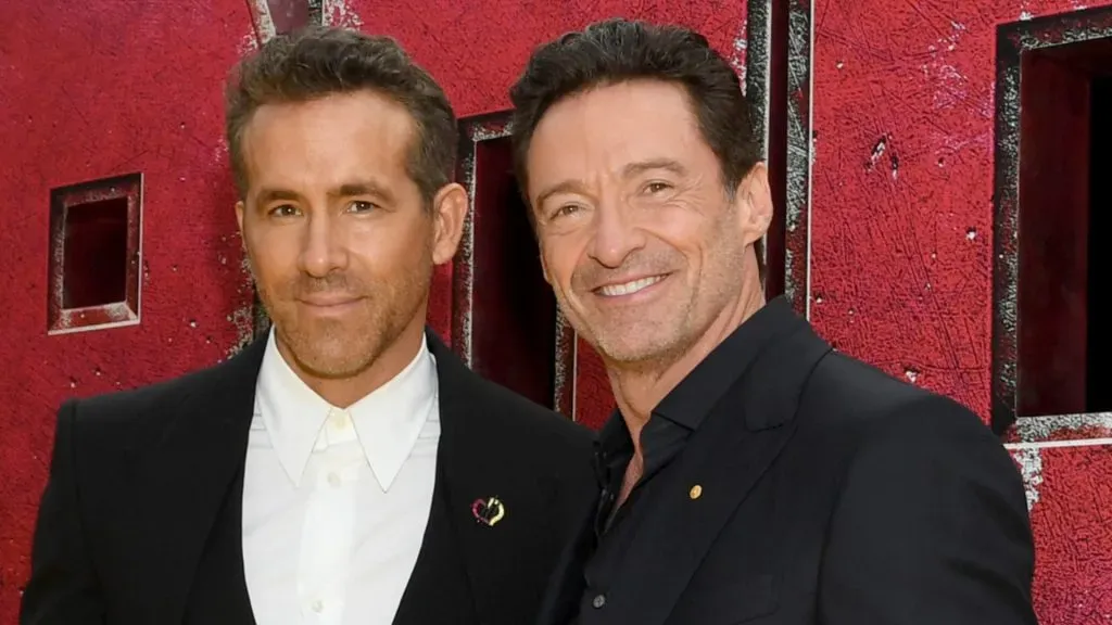 Ryan Reynolds and Hugh Jackman attend the Deadpool & Wolverine World Premiere at the David H. Koch Theater on July 22, 2024 in New York City. (Source: Noam Galai/Getty Images for Disney)