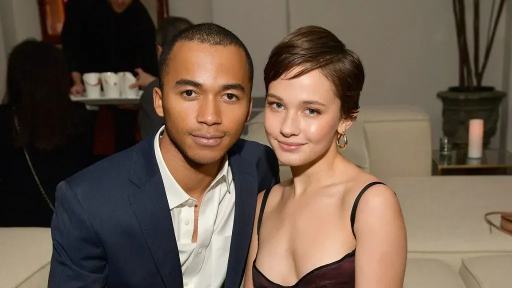 Raymond Cham Jr. and Cailee Spaeny attend the 2018 GQ Men of the Year Party at a private residence on December 6, 2018 in Beverly Hills, California. (Source: Matt Winkelmeyer/Getty Images for GQ)