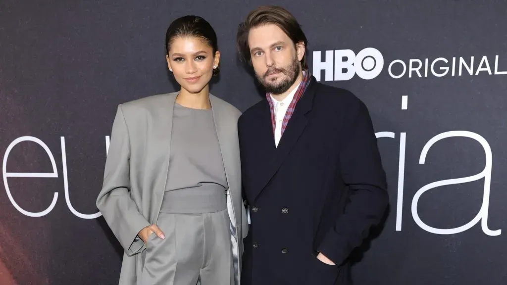 Zendaya and Sam Levinson attend the HBO Max FYC event for “Euphoria” at Academy Museum of Motion Pictures on April 20, 2022. (Source: Amy Sussman/Getty Images)
