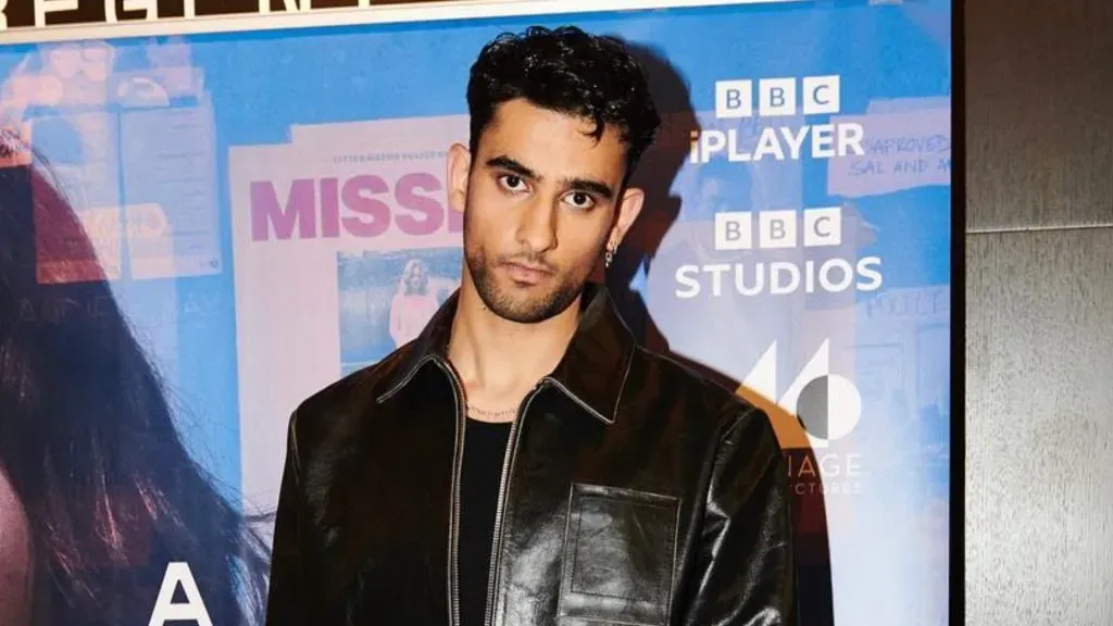 Zain Iqbal for the “A Good Girl’s Guide to Murder” premiere. (Source: @Raccoon London)