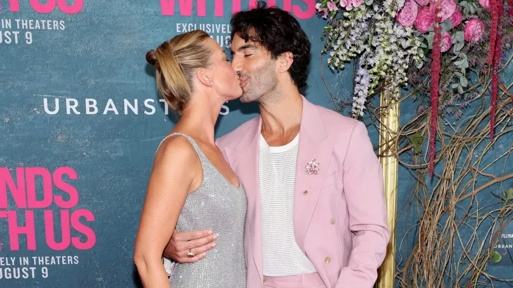 Emily Baldoni and Justin Baldoni attend the “It Ends With Us” New York Premiere. (Source: Cindy Ord/Getty Images)