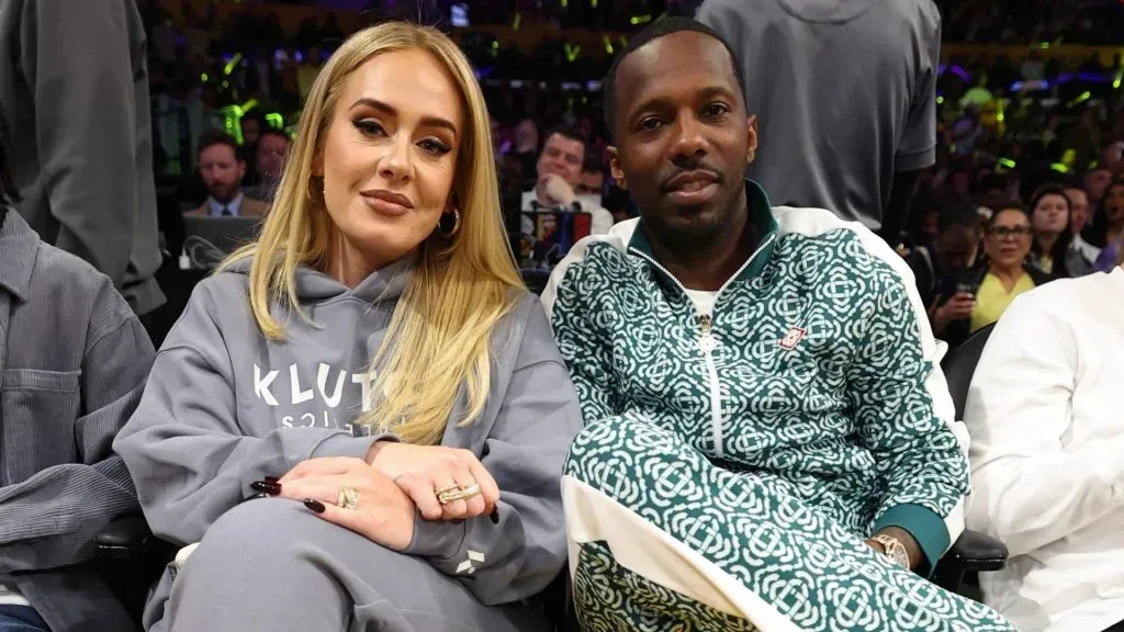 Adele and Rich Paul in 2024. (Source: @BleacherReport)