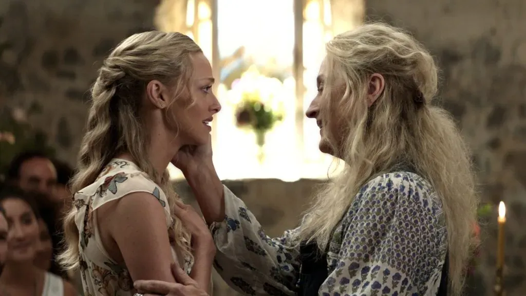 Meryl Streep and Amanda Seyfried in Mamma Mia! Here We Go Again. (Source: IMDb)