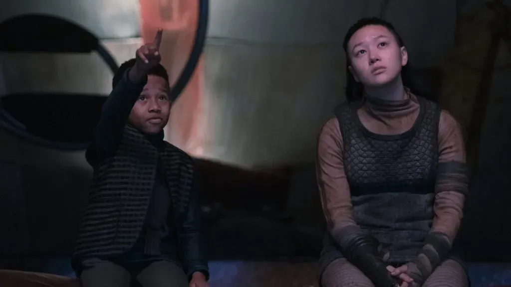 Tylan Bailey and Yerin Ha in Halo. (Source: IMDb)