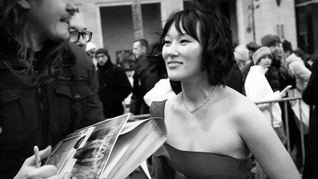 Yerin Ha at the Berlin International Film Festival in 2023. (Source: @yerinha_)