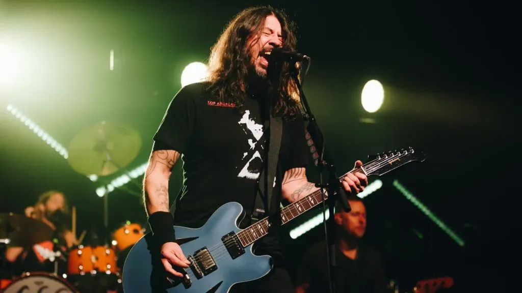 Dave Grohl of Foo Fighters performs onstage at the after party for the Los Angeles premiere of “Studio 666” at the Fonda Theatre on February 16, 2022. (Source: Rich Fury/Getty Images)