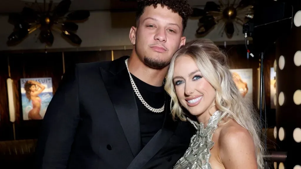 Patrick Mahomes and Brittany Mahomes attend the Sports Illustrated Swimsuit 2024 Issue Release and 60th Anniversary Celebration. (Source: Mike Coppola/Getty Images for Sports Illustrated Swimsuit)