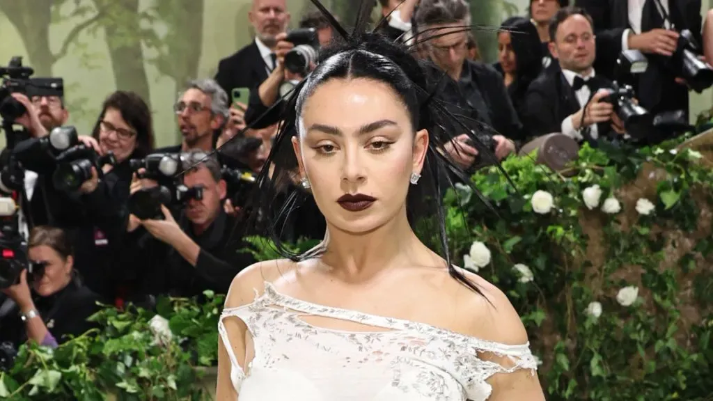 Charli XCX attends The 2024 Met Gala Celebrating “Sleeping Beauties: Reawakening Fashion”. (Source: Jamie McCarthy/Getty Images)