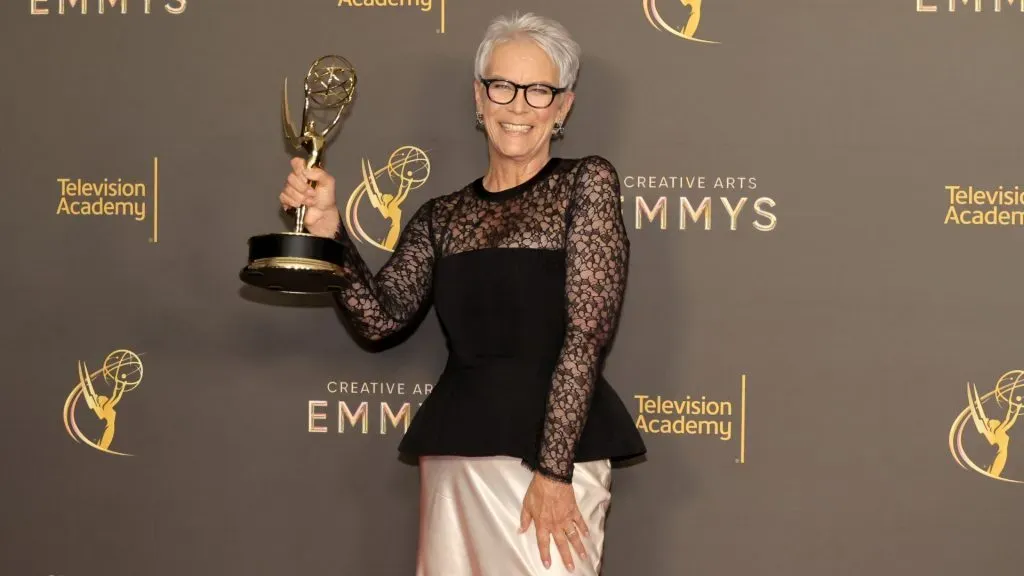 Jamie Lee Curtis attends the 76th Creative Arts Emmys Winner’s Walk at Peacock Theater on September 08, 2024. (Source: Kevin Winter/Getty Images)