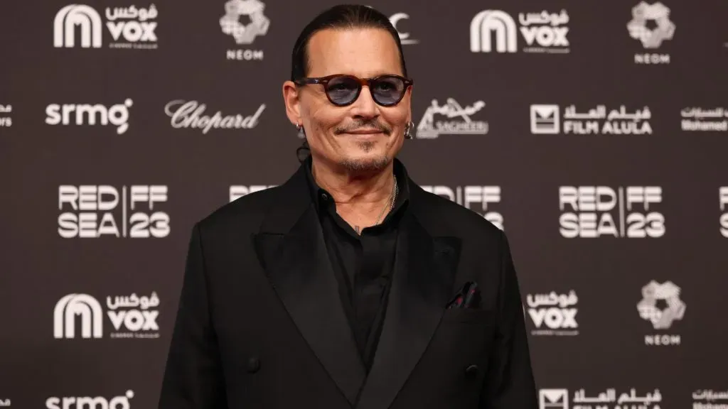 Johnny Depp attends the Opening Night screening of “HWJN” at the Red Sea International Film Festival 2023 on November 30, 2023 in Jeddah, Saudi Arabia. (Photo by Tim P. Whitby/Getty Images for The Red Sea International Film Festival)