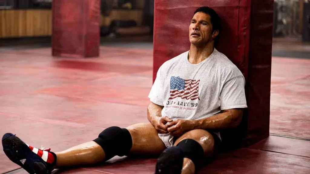 Dwayne Johnson as Mark Kerr. (Source: IMDb)
