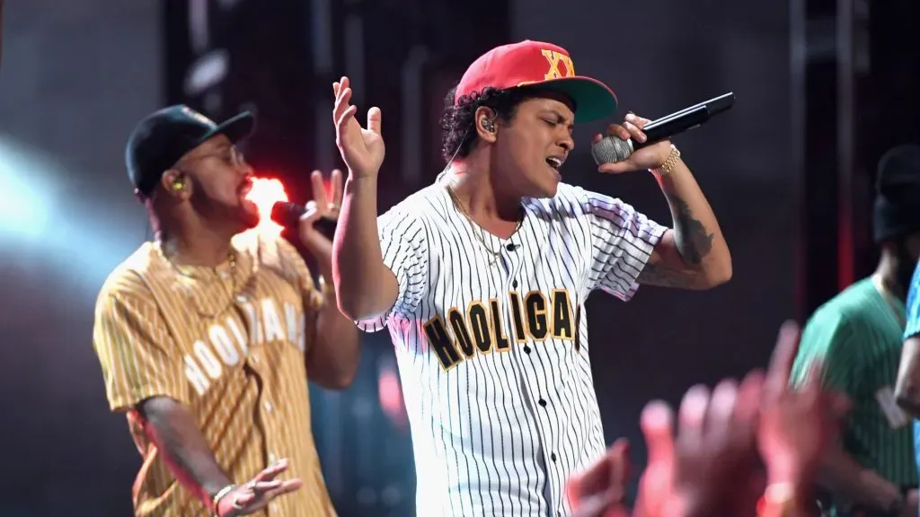 Bruno Mars performs onstage at 2017 BET Awards at Microsoft Theater on June 25, 2017 in Los Angeles, California. (Photo by Paras Griffin/Getty Images for BET)