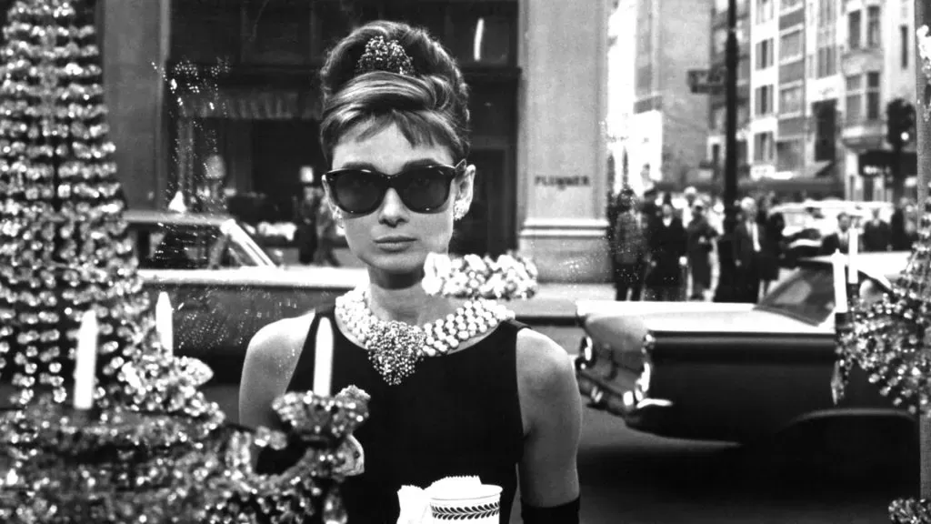 Audrey Hepburn en Desayuno en Tiffany&#039;s.
