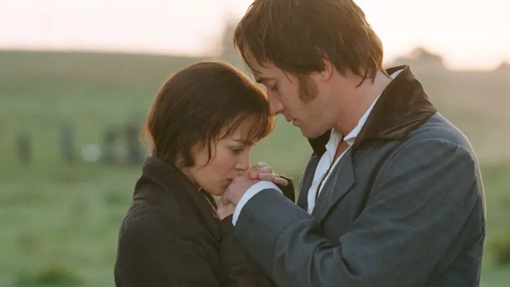 Keira Knightley y Matthew Macfadyen en Orgullo y Prejuicio. (Fuente: IMDb)