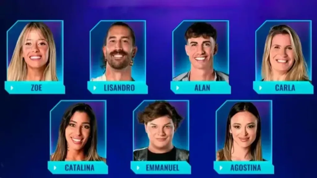 Los participantes que se encontraban nominados.