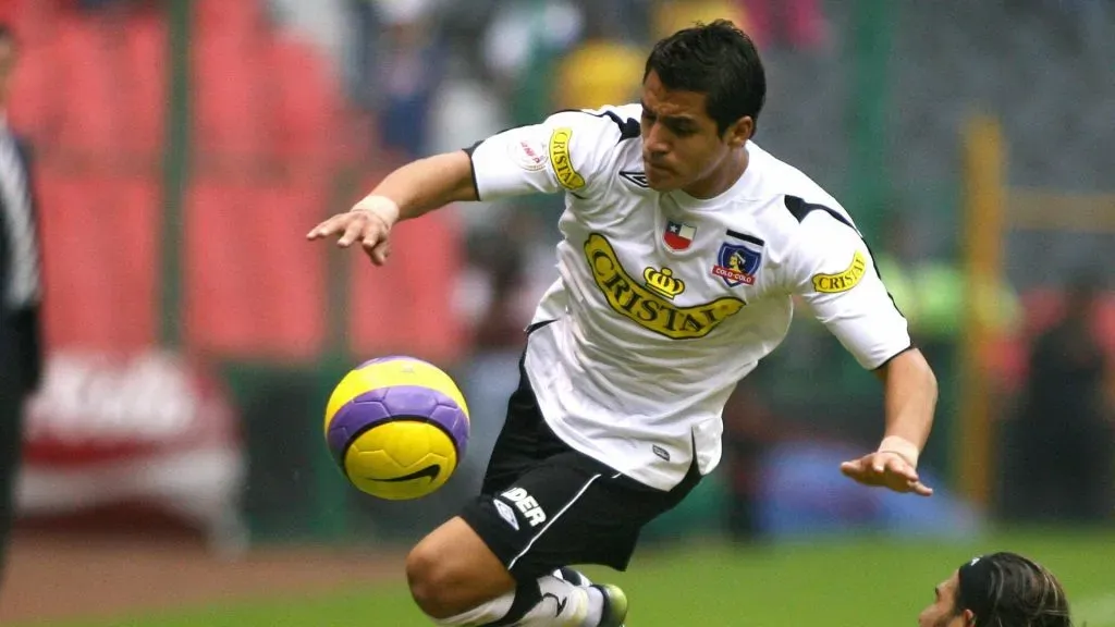 Alexis Sánchez en Colo Colo. Crédito: Archivo.