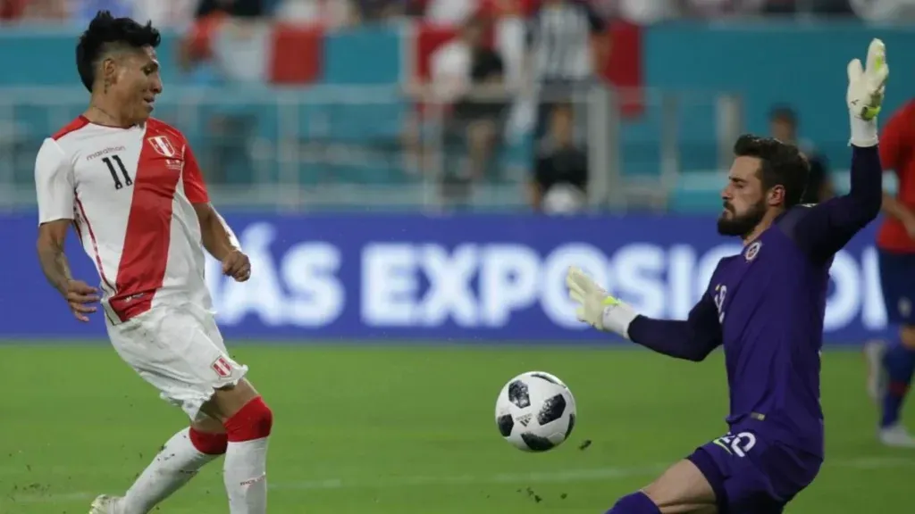 Fernando de Paul en su debut con la selección chilena el año 2018. Crédito: Archivo.