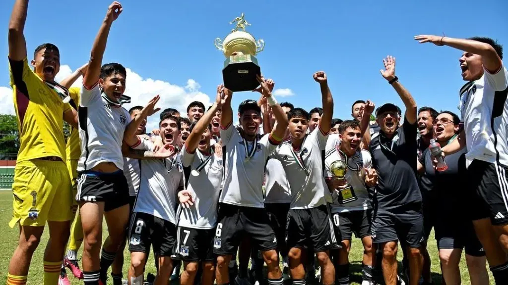 Colo Colo Sub 20 cerró el año ganando la Copa Xerém en Brasil. Imagen: Instagram Colo Colo Fútbol Joven