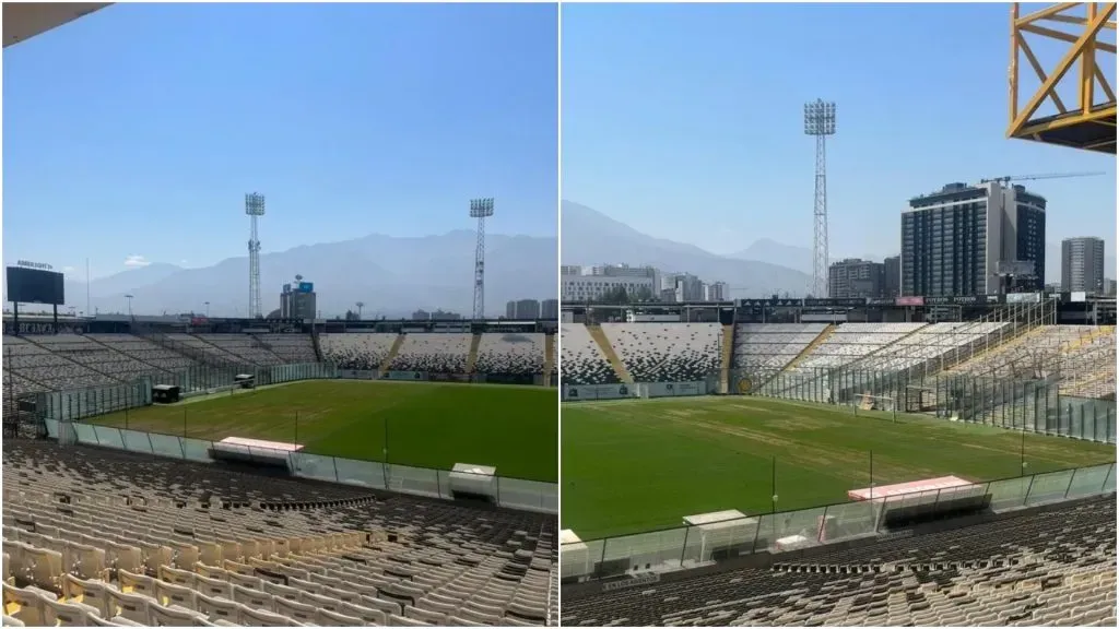 Así estaba la cancha del Estadio Monumental a fines de enero. (Foto: DaleAlbo)