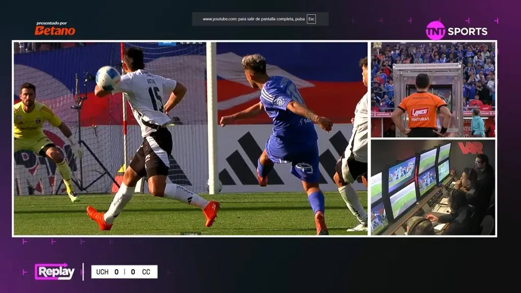 Falta penal de Emiliano Amor.