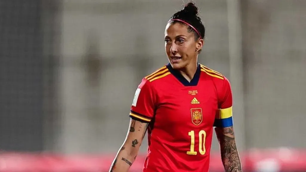 Jenni Hermoso con la Selección de España