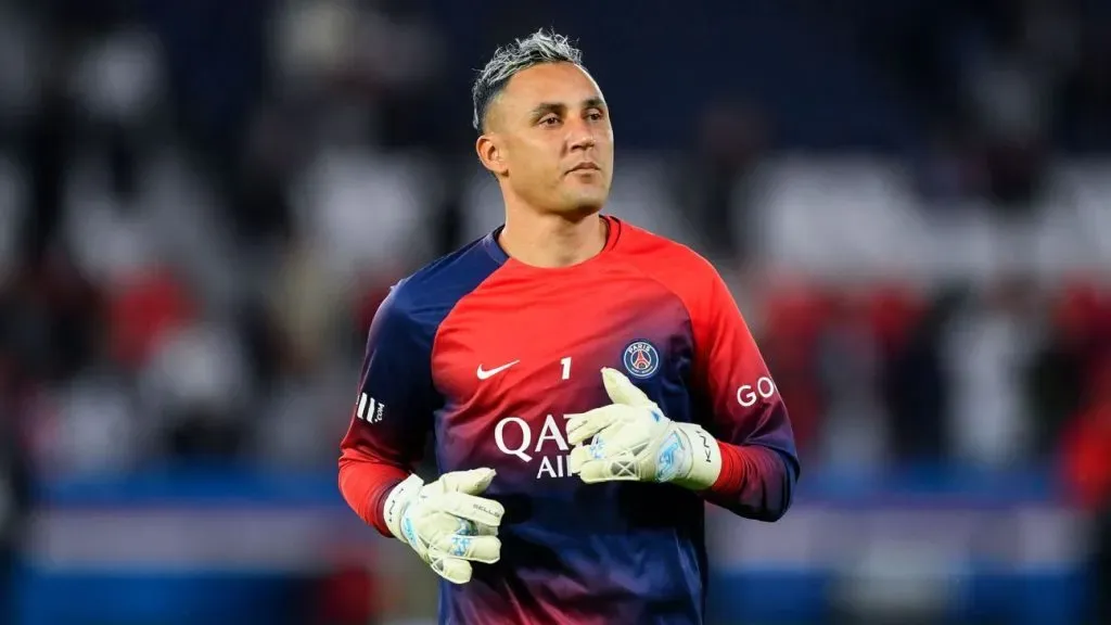 Keylor Navas con el PSG