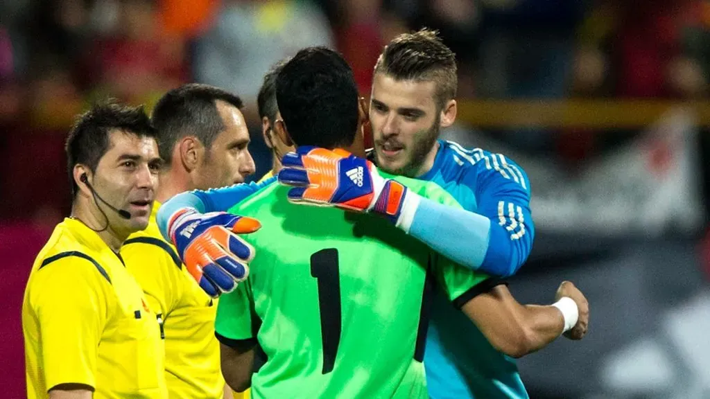 David De Gea casi se convierte en el Donnaruma de Keylor Nvas, pero en el PSG. (Foto: Getty Images)