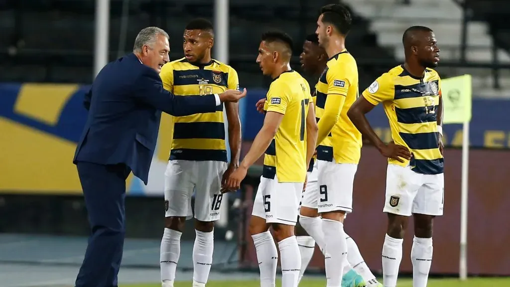 En la Copa América 2021, Alfaro dirigió a Ecuador y no ganó. (Getty Images)