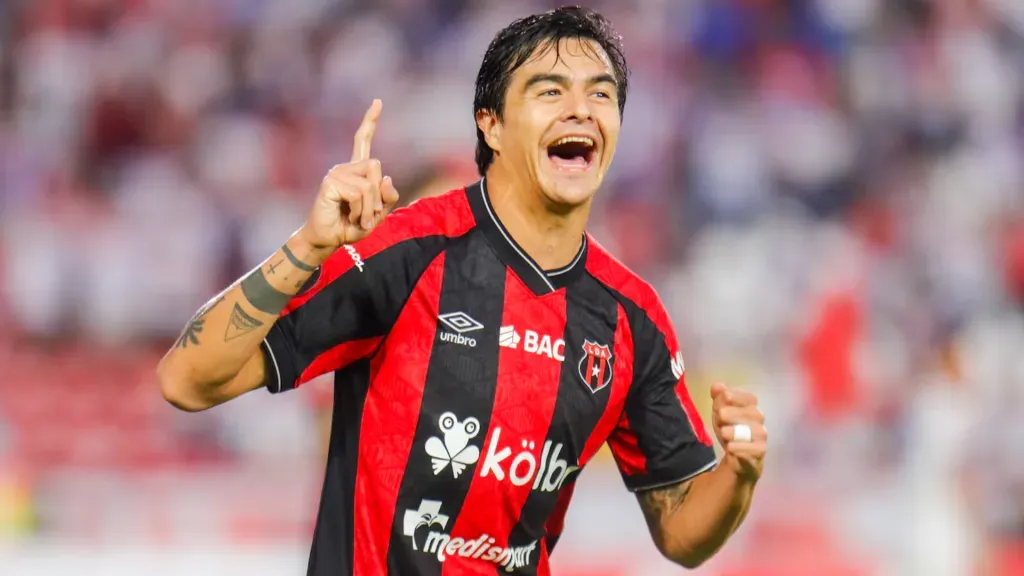 Diego Campos se llena de felicidad tras marcarle a Firpo. (Foto: Concacaf / STRAFFONIMAGES / MILTON FLORES)