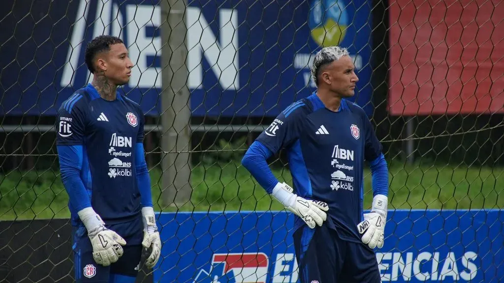 Keylor Navas se entrenó junto a los porteos (FCRF).