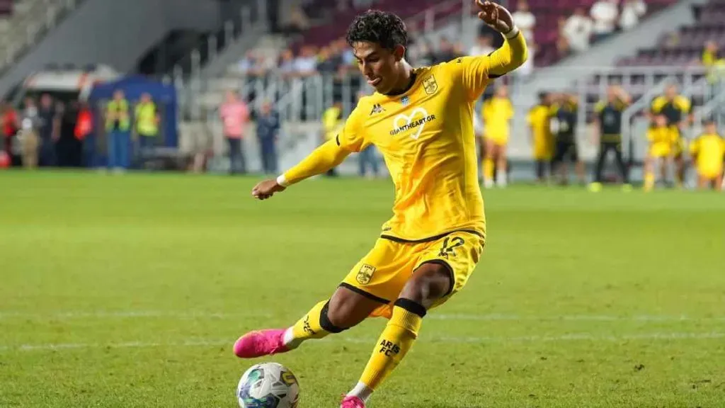 Álvaro Zamora en el Aris de Grecia. Foto: Getty Images