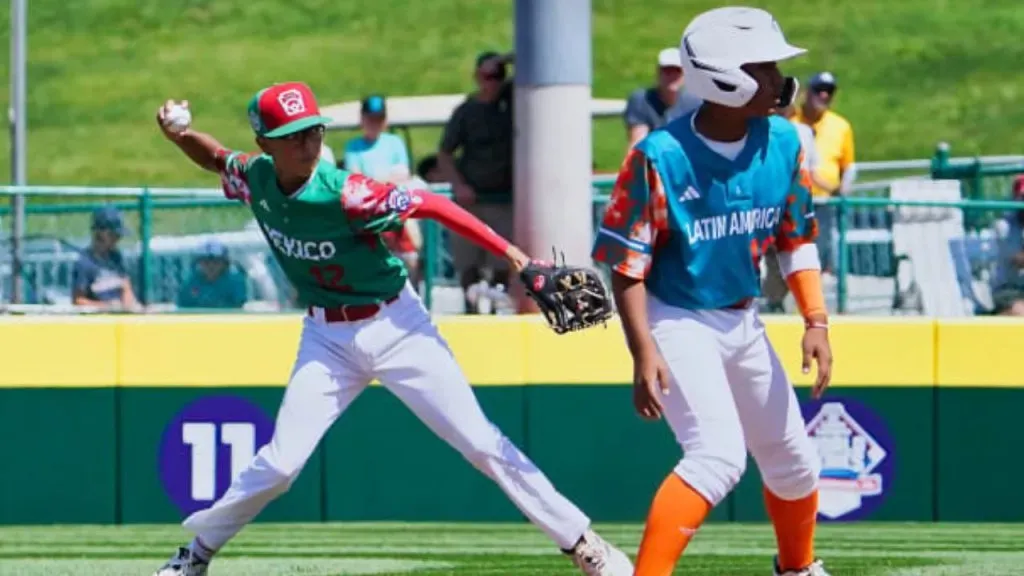 México (Tijuana Municipal) venció a Venezuela por 3-1 en duelo de eliminación durante la Serie Mundial de Ligas Pequeñas 2023 (Vía: littleleague.org)