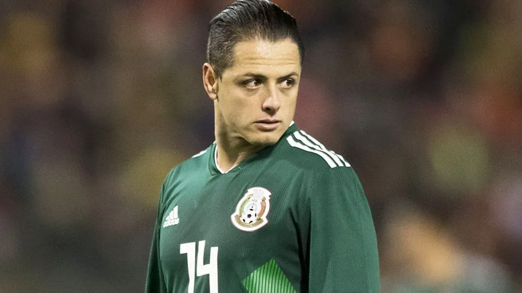 Chicharito Hernández con el Tri. | Imago7