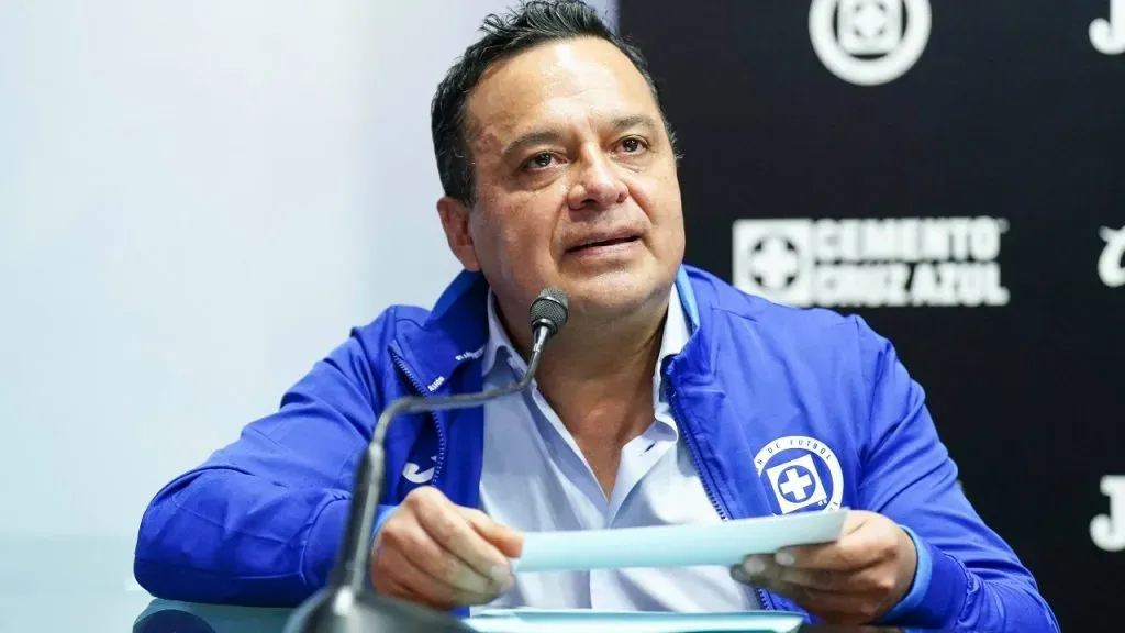 Víctor Velázquez, presidente de Cruz Azul. | Imago7