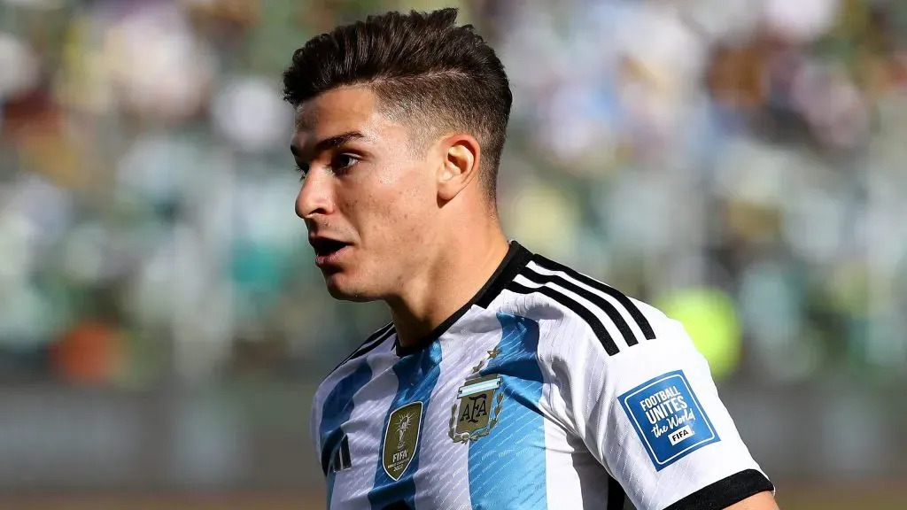 Julián Álvarez se perfila para ser titular en la Selección Argentina (Foto: Getty)