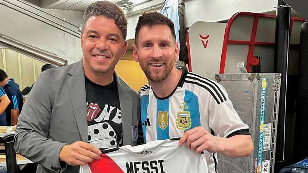 La vuetal de Messi al Monumental