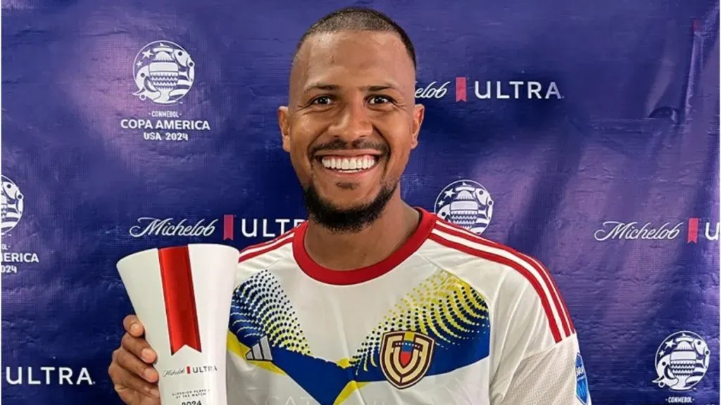 Salomón Rondón fue la figura de Venezuela ante Ecuador