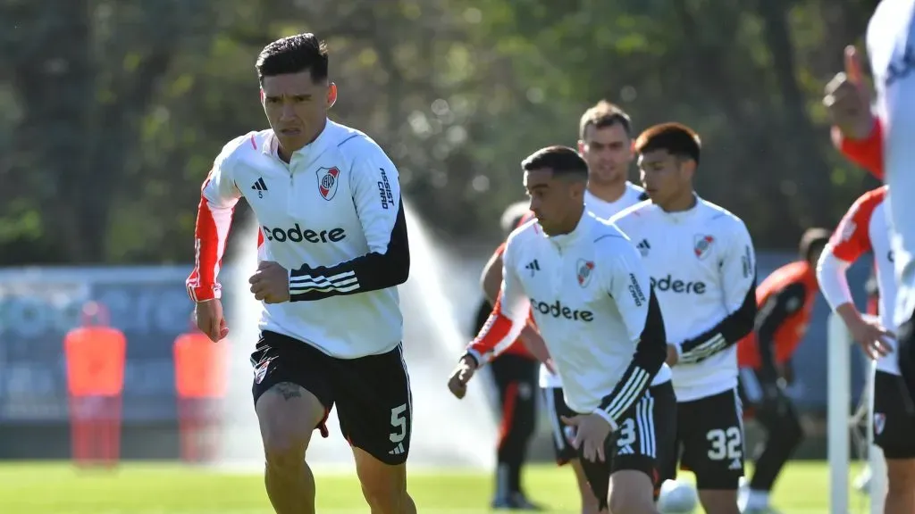 Postal de los entrenamientos de River en Pilar. Foto: Prensa River.