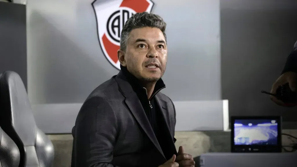 River busca descontar puntos en la Liga Profesional. Foto: Imago.