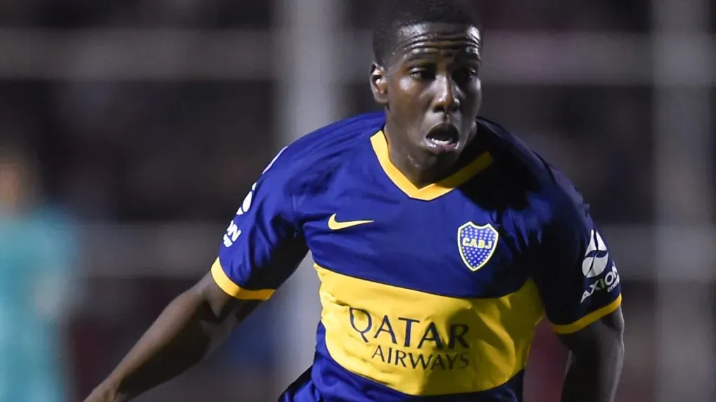 Hurtado, en el podio de los más caros de la historia de Boca. (Getty)