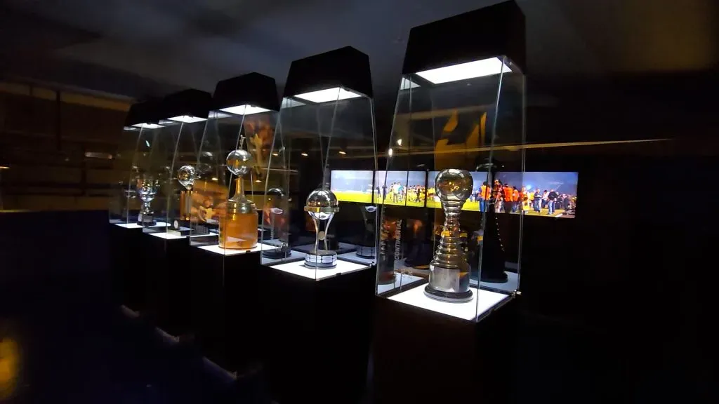 Algunos de los trofeos exhibidos en el Museo de la Pasión. Foto: Planeta Boca Juniors